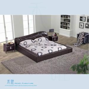 High Quality Soft Leather Bed of Bedroom Furniture (HW-K204B)