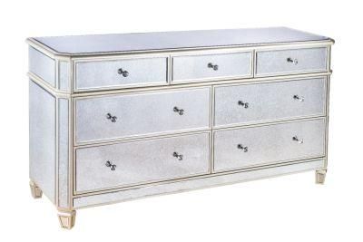 Senior and High Standard Modern Mirrored 2 Doors Mirrored Sideboard