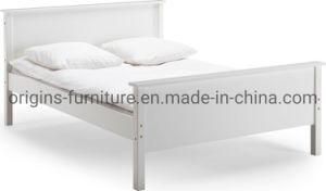 Solid Pine Wooden Bed Frame Double Bed with Strong Headboard and Footboard