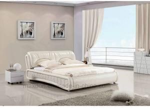 Bedroom Set Home Furniture Top Grade Leather Bed