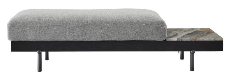 V02 Fabric Bench, Latest Design Bench, Italian Modern Design Bench in Home and Hotel Furniture Customization
