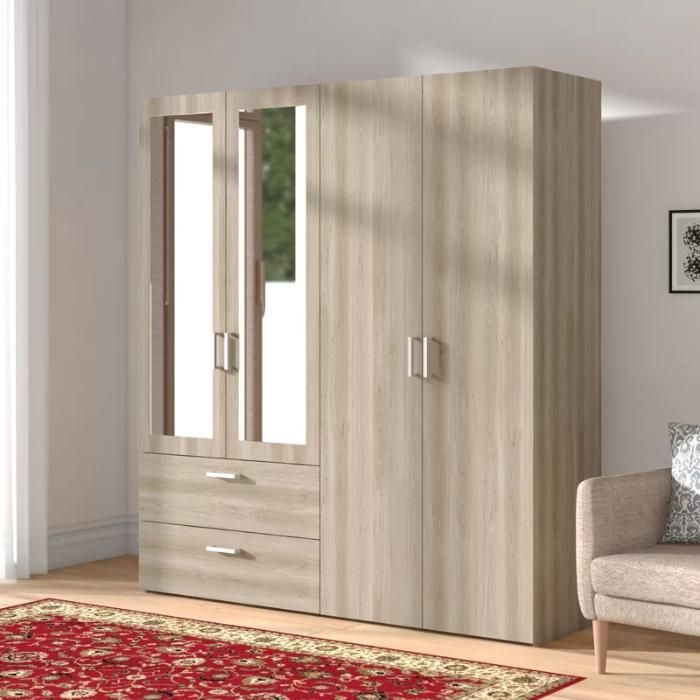 Modern Home Wooden Bedroom Furniture Clothes Storage Wardrobe Closet