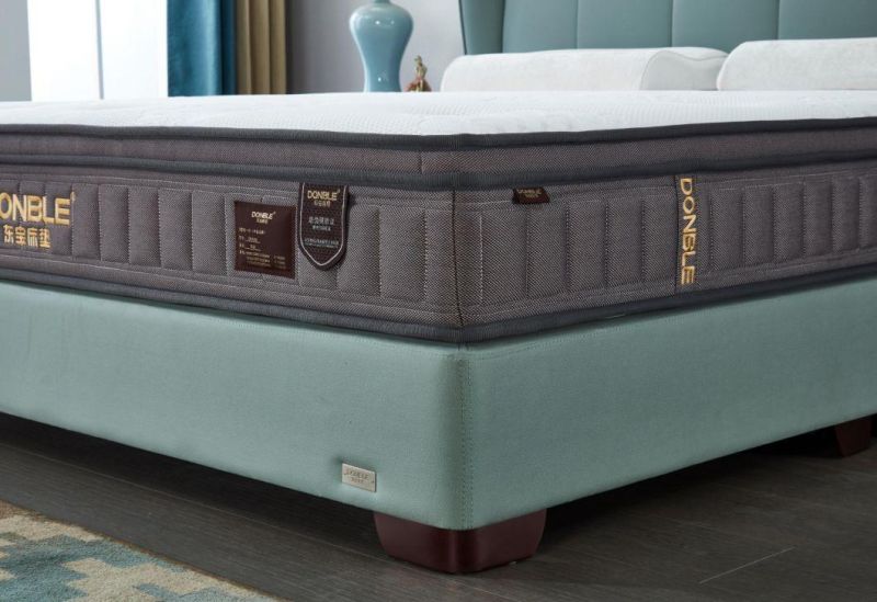 Pillow Top Pocket Spring Hybrid Mattress 100% Natural Latex Double Mattress Queen King Full Size Mattress