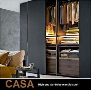 Fashion Designer Lighting Sliding Door Closet Wardrobe Bedroom Furniture