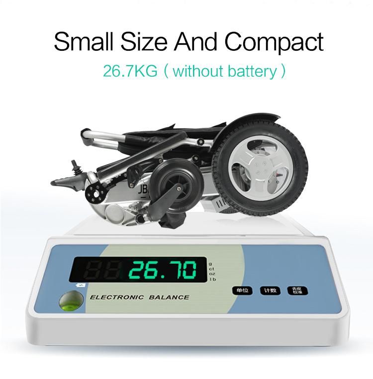 High Quality Reclining High Back Electric Wheelchair with Lifting Headrest
