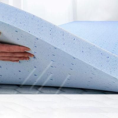 Factory Wholesale Gel Infused Visco Memory Foam Mattress Topper