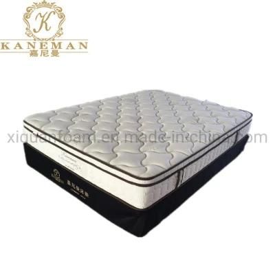 Queen Size Factory Directly Mattress Euro Top Spring Mattress