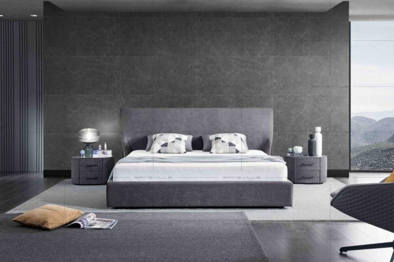 Modern Furniture Bed Set Italian Style for Home or Hotel Gc1827