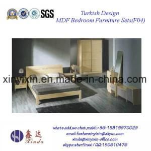Hot Sale Double Bed Hotel Suite Bedroom Furniture (F04#)