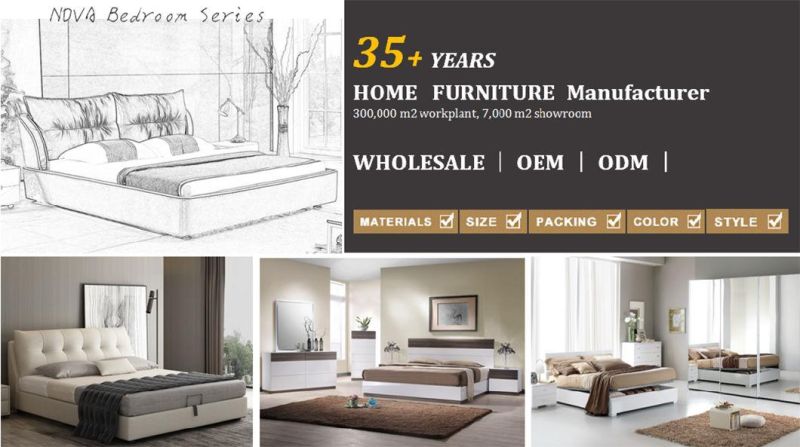 Nova Furniture OEM/ODM Nordic Style Bedroom Furniture Set Wooden Dresser with Mirror