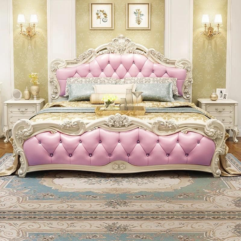 Factory Wholesale Double Bed European Bed