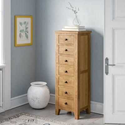 Modern 7 Solid Wood Tallboy / Chest of Drawers for The Bedroom