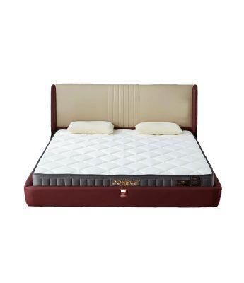 Hot Sale Bamboo Euro Pillow Top Pocket Spring Mattress Bet Set Roll Compress in Box