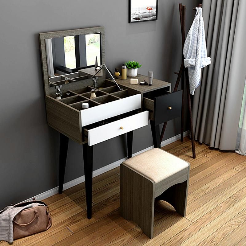 Nordic Dressing Table Small Apartment Mini Dressing Table Bedroom Board Dressing Table 0001