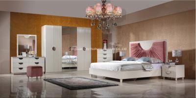 Dongguan Environmental Friendly Bedroom Furniture Sets Wooden Double Bed