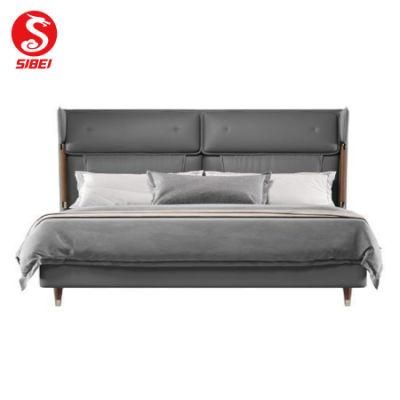 2021 Promotion Sales New Design Solid Wood Furniture Bed for Home Bedroom Set