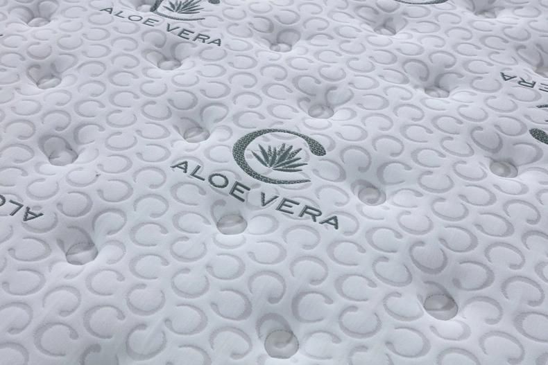 OEM Newest Design Wholesale Home Use Colchones Bamboo Fabric Vacuum Roll up Pocket Spring Mattress in a Box