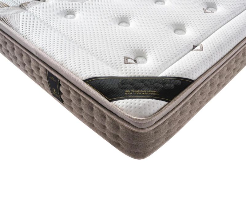 Modern Home Furniture Cheap-King-Size Soft Latex-Memory-Foam Fabric Pocket-Coil-Spring Mattress