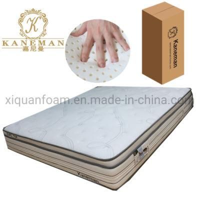 Pocket Spring Latex Mattress Compress Bed Mattress in a Box Online Selling