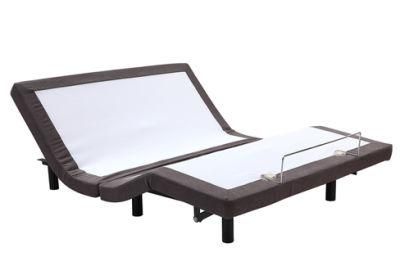 Double Actuator Furnitured Queen Size Electric Bed Adjustable Bed Frames