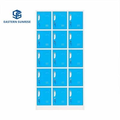 Factory Sale 15 Doors Metal Storage Cabinet for Gym/School