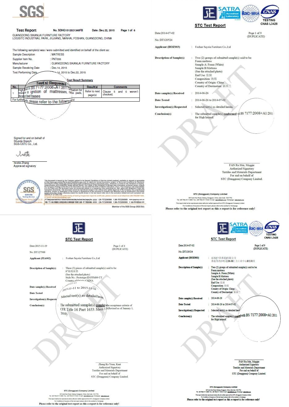 Sleepwell Mattress with Visco Coil Spring Mattress for Hotel Mattress
