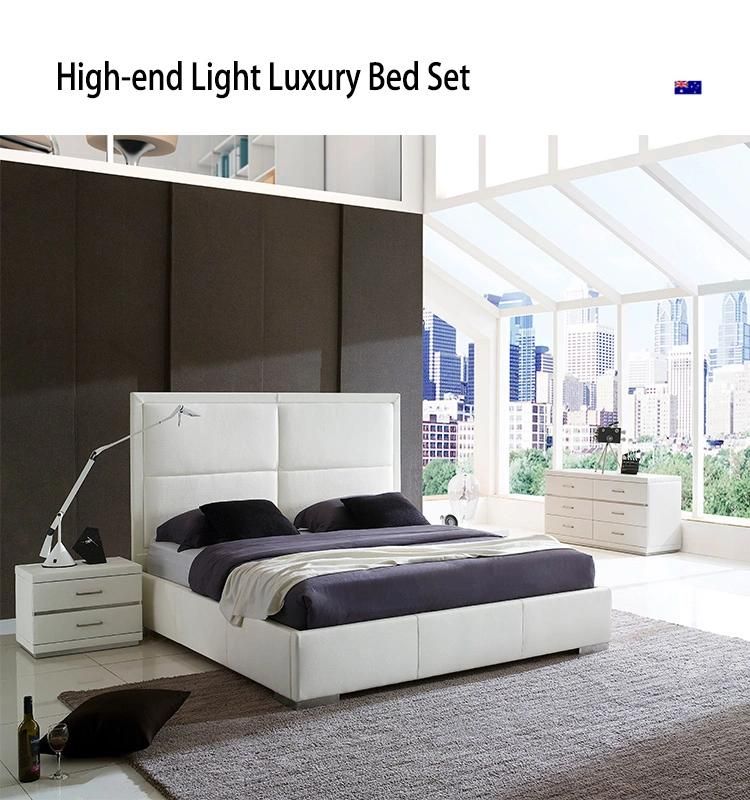 Foshan Wholesale Home Furniture King Size Double Bed Single Bed Gc1611
