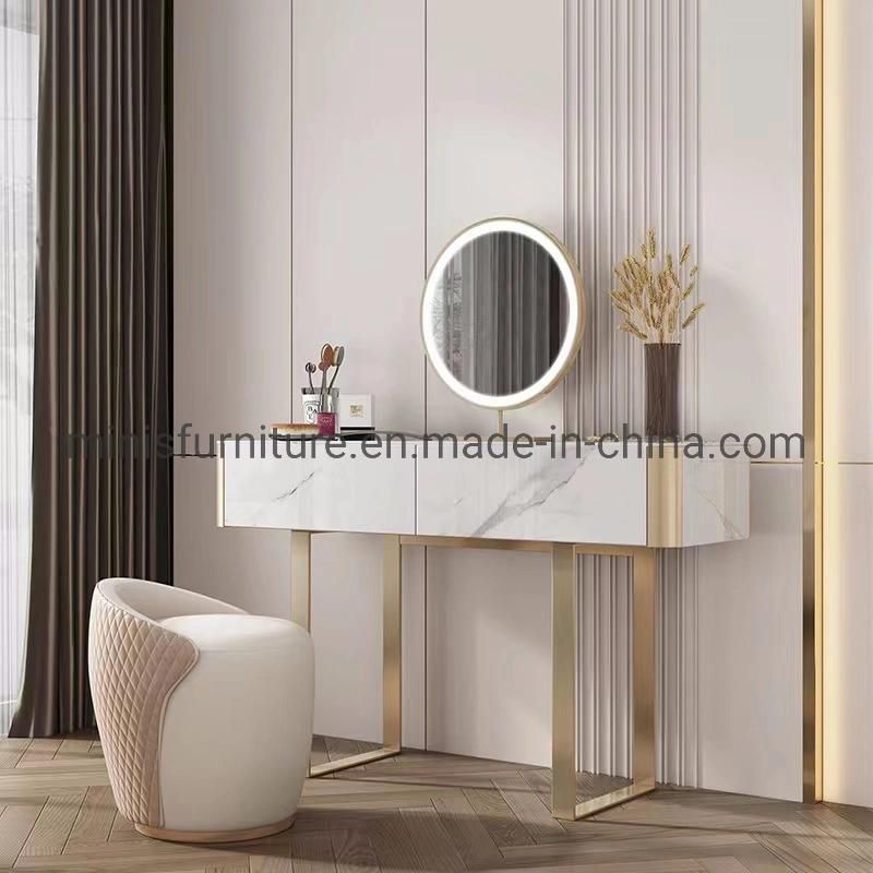 (MN-DR21) Home/Hotel Bedroom White Dressing Table Furniture Dresser with Mirror/Chair