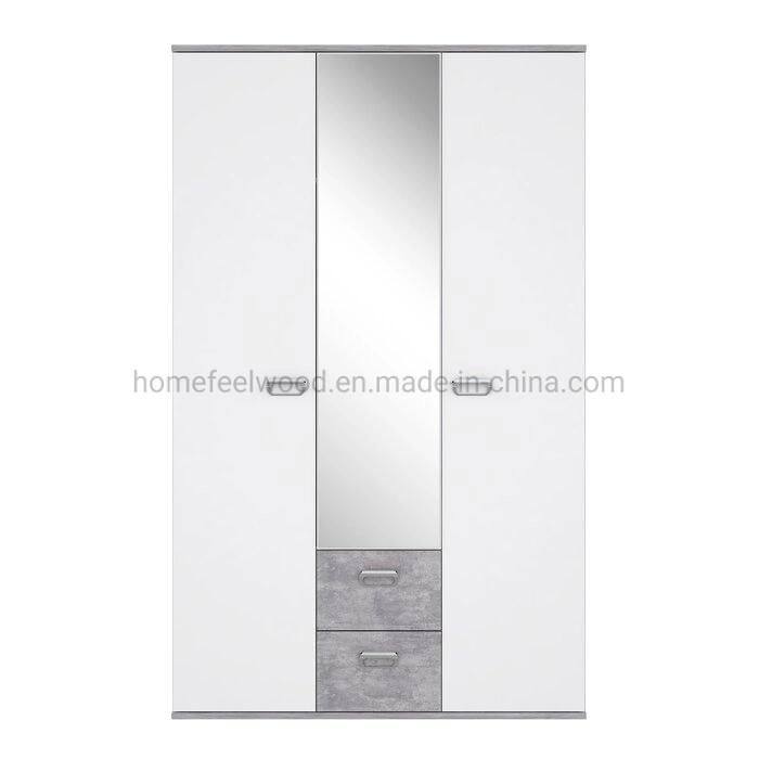 European Modern Design Wholesale Wooden Bedroom Closet Wardrobe (HF-WF210422)