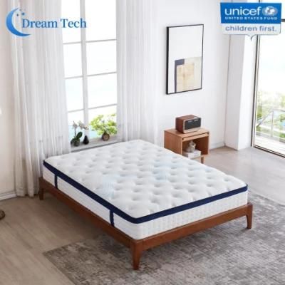 Hot Selling Royal Comfort Slow Rebound Full Size Natural Gel Memory Foam Spring Mattress in a Box