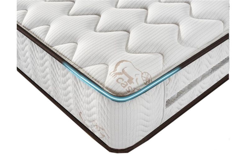Bedroom/Furniture/Hotel-Top Natural Latex Memory Foam Pocket-Coil-Spring 3D Mattress
