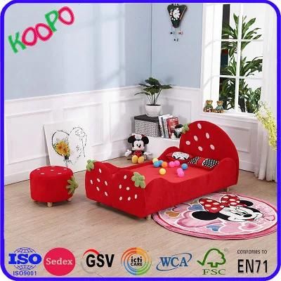 Beautiful Kid&prime;s Bunk Bed Strawberry Model Bed for Kids Bedroom Furniture
