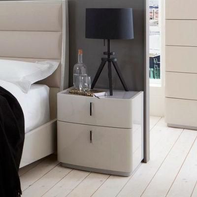 Nova Bed Side Table 2 Drawer Bedside Table Wooden Living Room Table Cabinet with Drawer