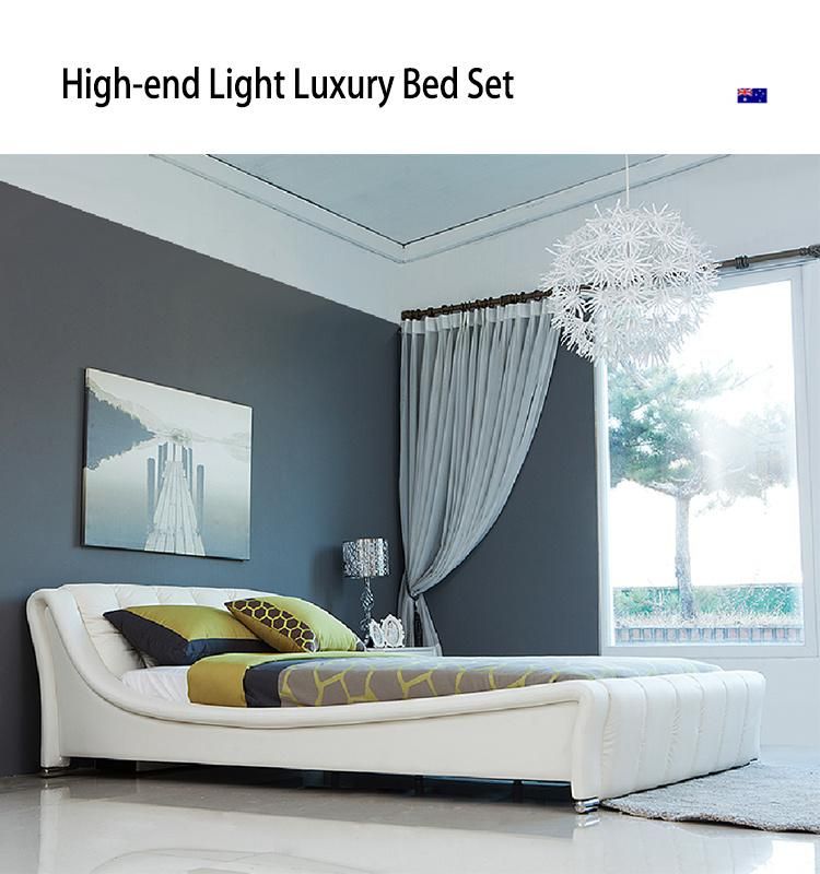 Modern King Size Bed Wholesale Home Bedroom Furniture Designer Furniture Gc1615