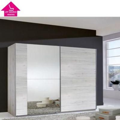2-Door Stream Sliding Wardrobe with Mirrored Door