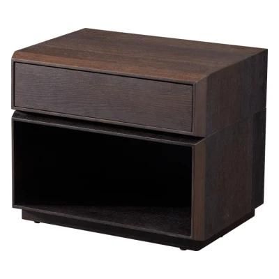 S-Ctg006 Best Design Wooden Night Stand, Home Furniture and Commercial Custom Night Table in Bedroom Set