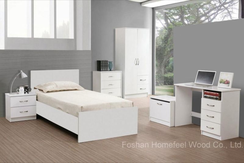College Student Bedroom Furniture Set for Student Dormitory (HF-EY08272)