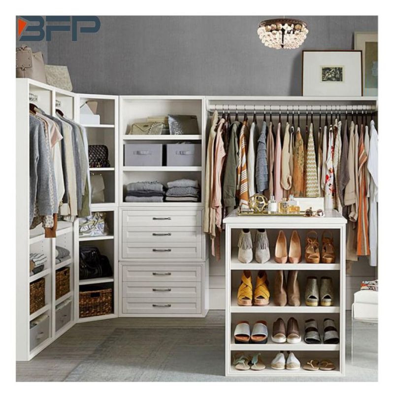 Customize Bedroom Furniture Walk in Wardrobe Modern Walk in Closet