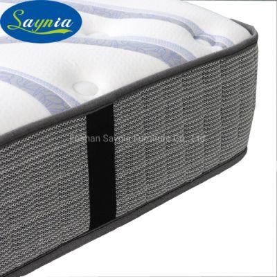 Orthopedic Polymer Gel Infused Well Spring Single Foam Mattress for Foam