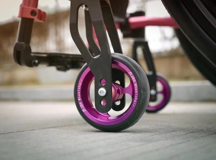 Super Light Aluminum Alloy Portable Leisure Sports Wheelchair