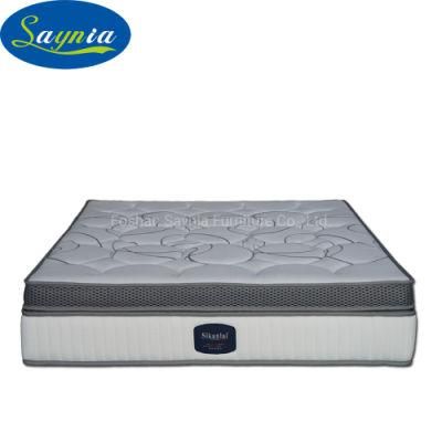 Sponge Sleeping Compressed Pocket Spring Well Spring Full Size Mattress for Hotel