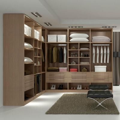 Wholesale Customized Modern Wooden Bedroom Walk in Closets