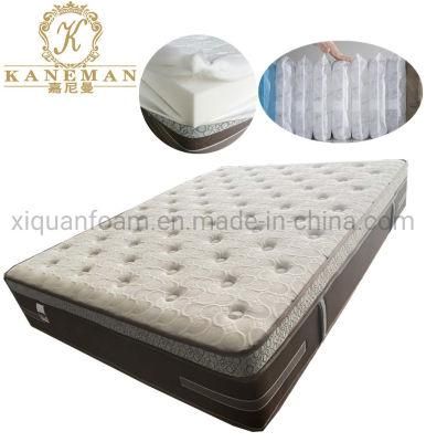 High Density Foam Mattress Firm Zone Pocket Spring Mattress Wholesale Supply
