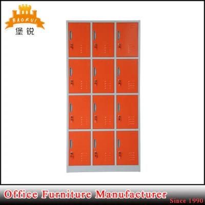 12 Compartment Steel School Locker for Changing Room