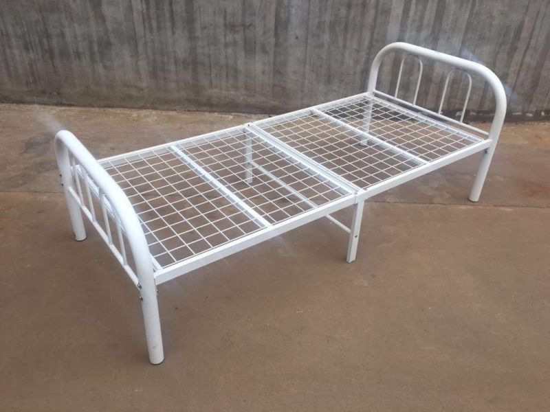 Cheapest Kd Structure Folding Steel Single Bed