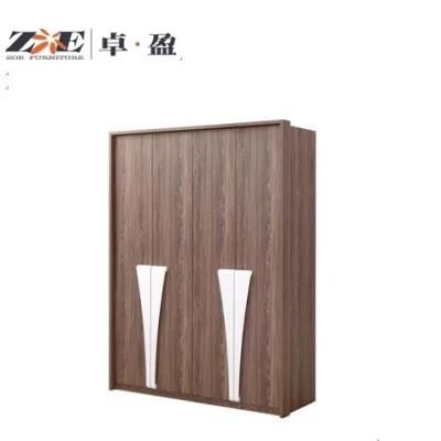 Modern Wood/MDF /Clothes/4 Doors /Portable/Foldable/Six Door/ Closet/Wooden Cabinet Wardrobe for Bedroom/Home/Hotel Furniture