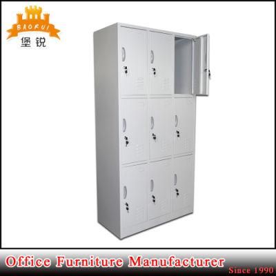 9 Door Metal Changing Room Locker for Clothes Storage