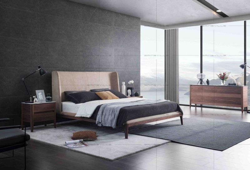 Foshan Manufacturer Hotel Room Furniture with Bedroom Sets Wood Furniture