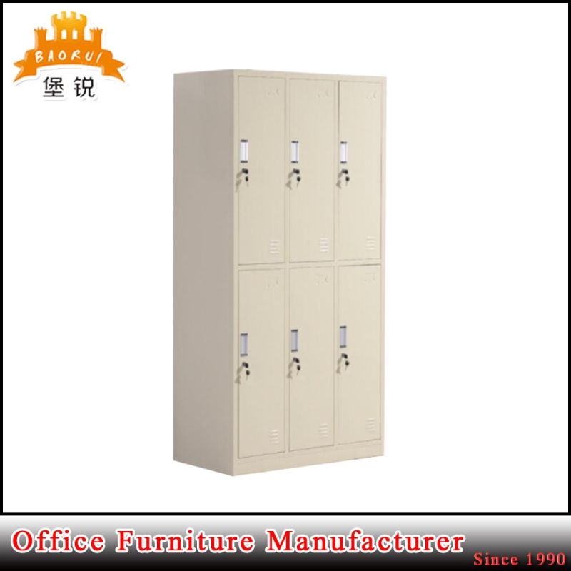 Jas-028 China Manufacture Steel Gym Clothes Storage Metal Wardrobe