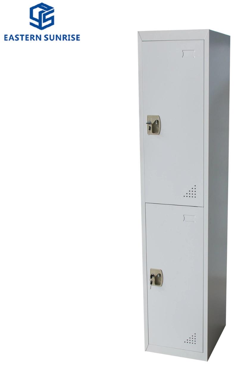 2 Tier Metal Storage Wardorbe for Office/School/Home